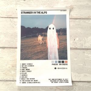 Phoebe Bridgers Poster Wall Art Print Stranger In the Alps Album 12x8in NEW